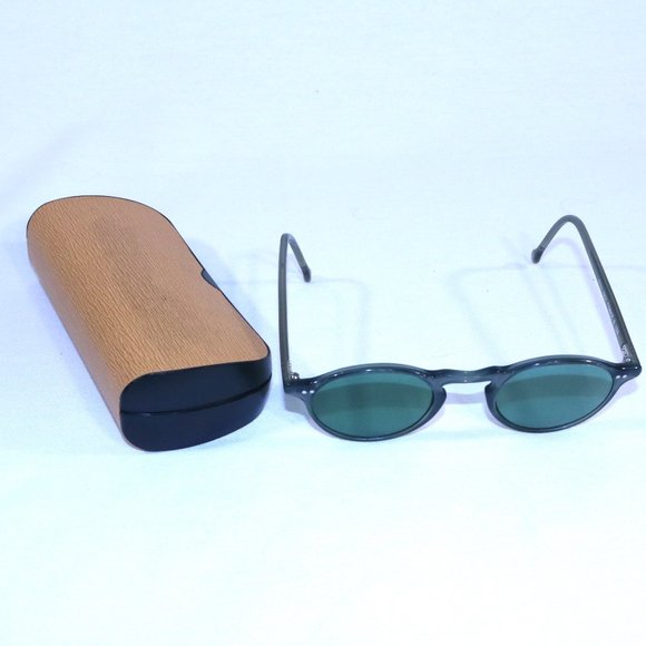 Beausoleil Eyeglass Frames – Round Green - Picture 1 of 6
